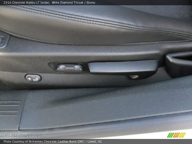 White Diamond Tricoat / Ebony 2010 Chevrolet Malibu LT Sedan