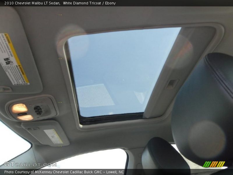 White Diamond Tricoat / Ebony 2010 Chevrolet Malibu LT Sedan
