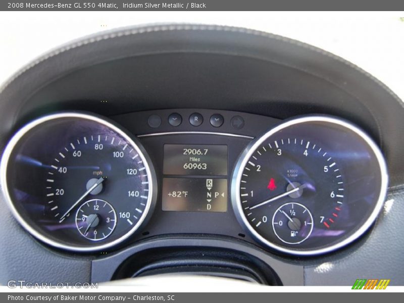 Iridium Silver Metallic / Black 2008 Mercedes-Benz GL 550 4Matic