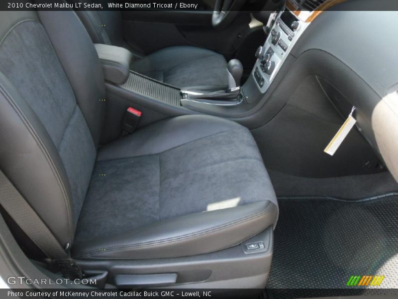 White Diamond Tricoat / Ebony 2010 Chevrolet Malibu LT Sedan