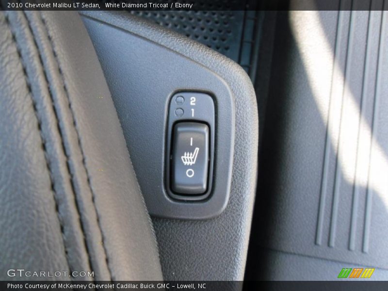 White Diamond Tricoat / Ebony 2010 Chevrolet Malibu LT Sedan