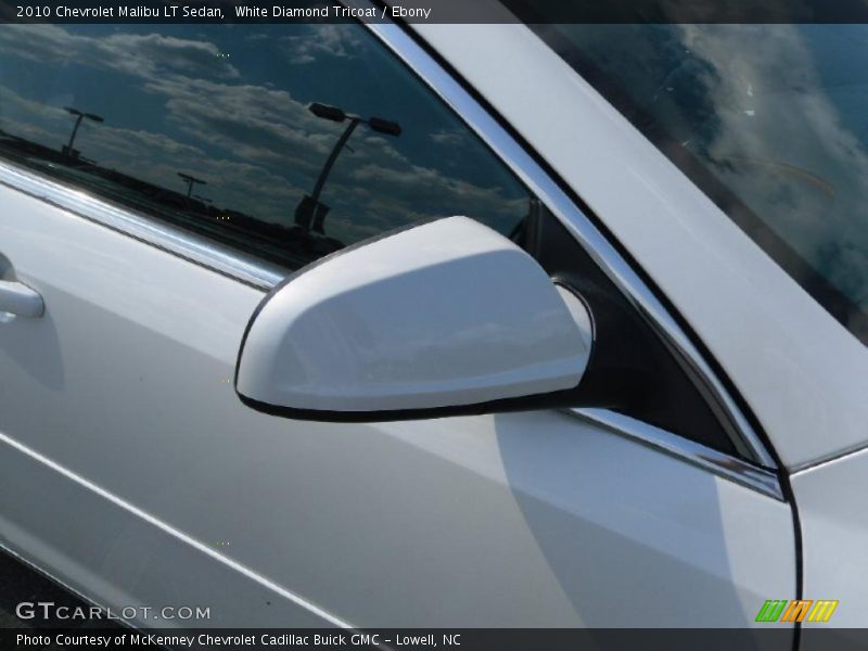 White Diamond Tricoat / Ebony 2010 Chevrolet Malibu LT Sedan