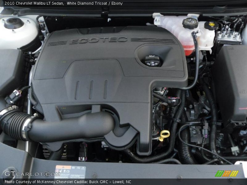 White Diamond Tricoat / Ebony 2010 Chevrolet Malibu LT Sedan