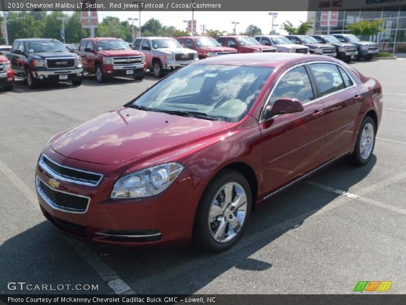 Red Jewel Tintcoat / Cocoa/Cashmere 2010 Chevrolet Malibu LT Sedan