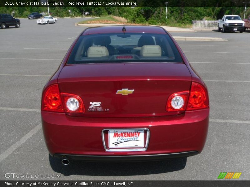 Red Jewel Tintcoat / Cocoa/Cashmere 2010 Chevrolet Malibu LT Sedan