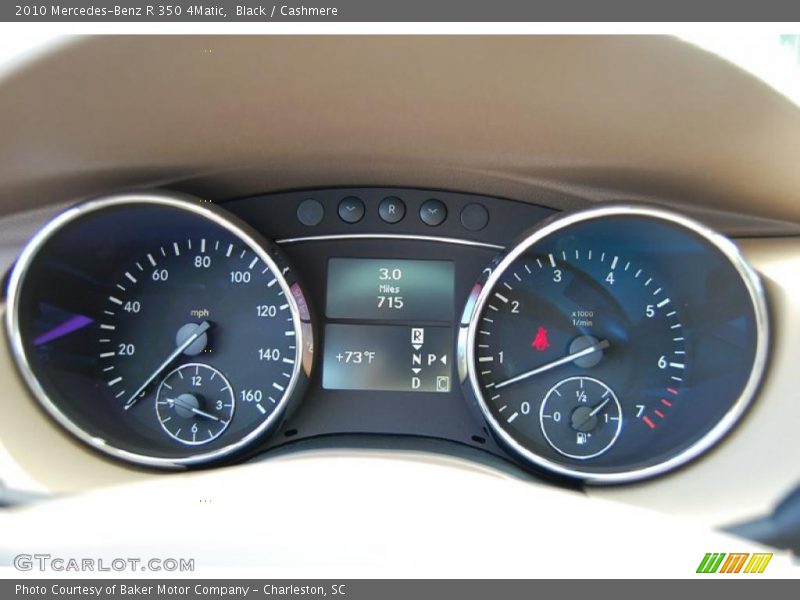 Black / Cashmere 2010 Mercedes-Benz R 350 4Matic