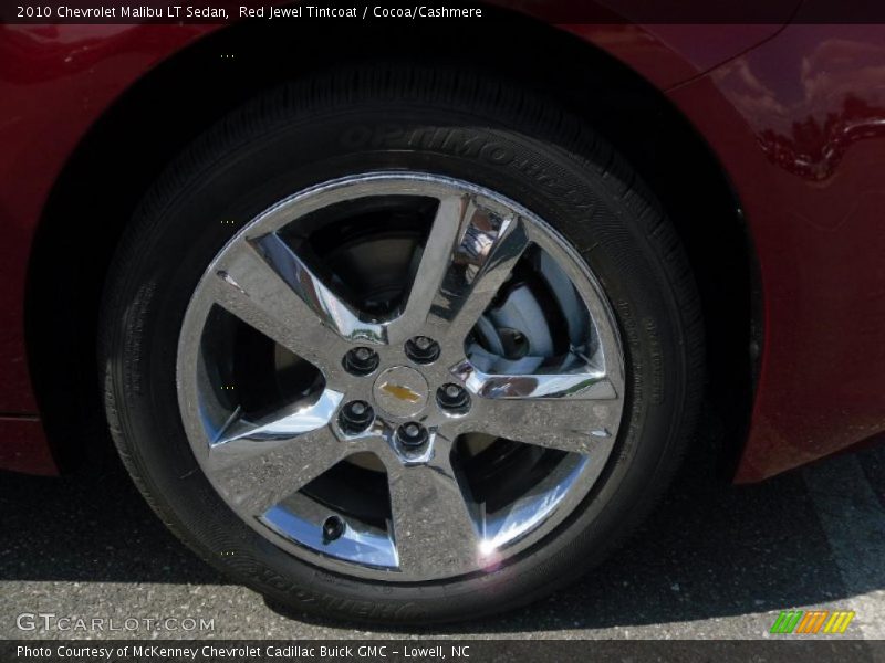 Red Jewel Tintcoat / Cocoa/Cashmere 2010 Chevrolet Malibu LT Sedan