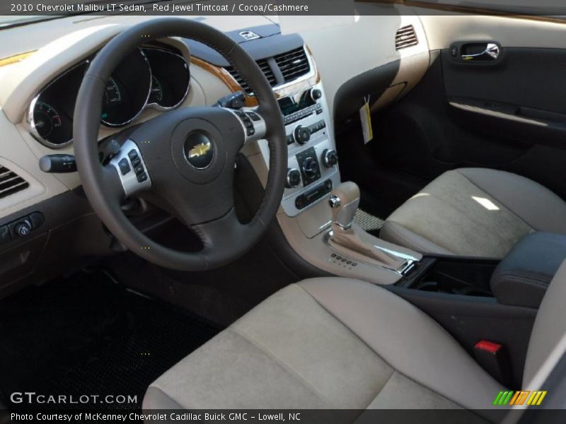 Red Jewel Tintcoat / Cocoa/Cashmere 2010 Chevrolet Malibu LT Sedan