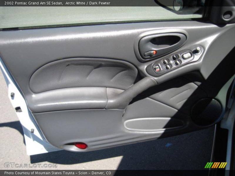 Arctic White / Dark Pewter 2002 Pontiac Grand Am SE Sedan