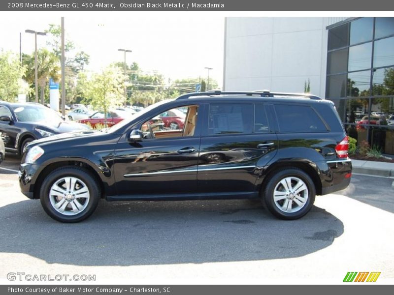 Obsidian Black Metallic / Macadamia 2008 Mercedes-Benz GL 450 4Matic