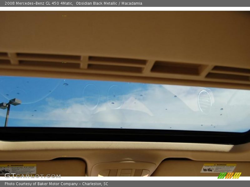 Obsidian Black Metallic / Macadamia 2008 Mercedes-Benz GL 450 4Matic