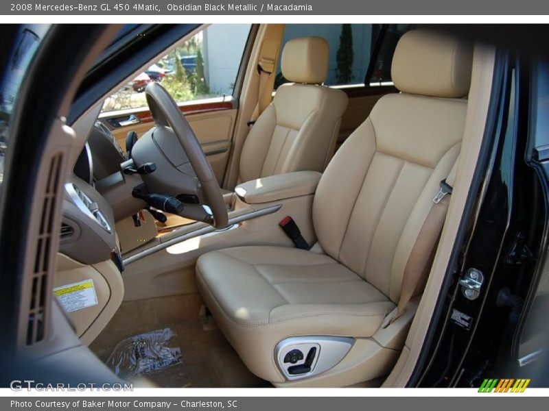 Obsidian Black Metallic / Macadamia 2008 Mercedes-Benz GL 450 4Matic