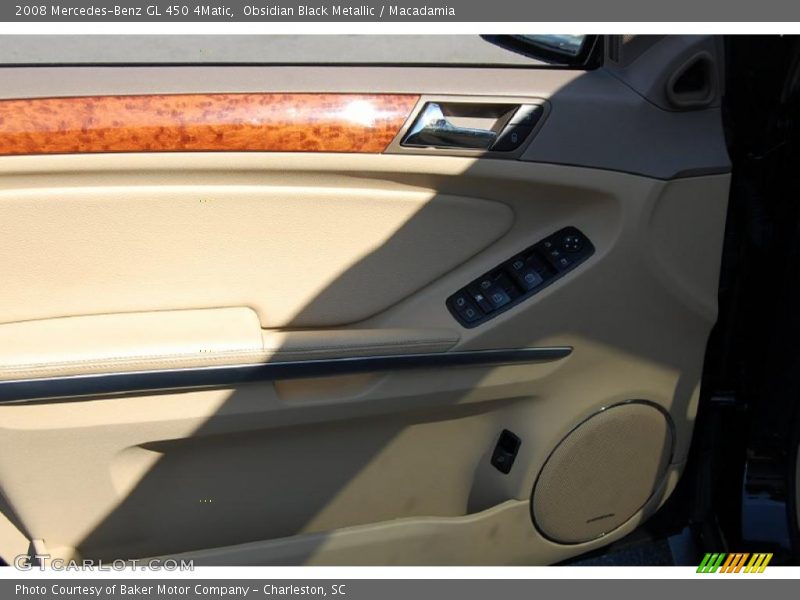 Obsidian Black Metallic / Macadamia 2008 Mercedes-Benz GL 450 4Matic