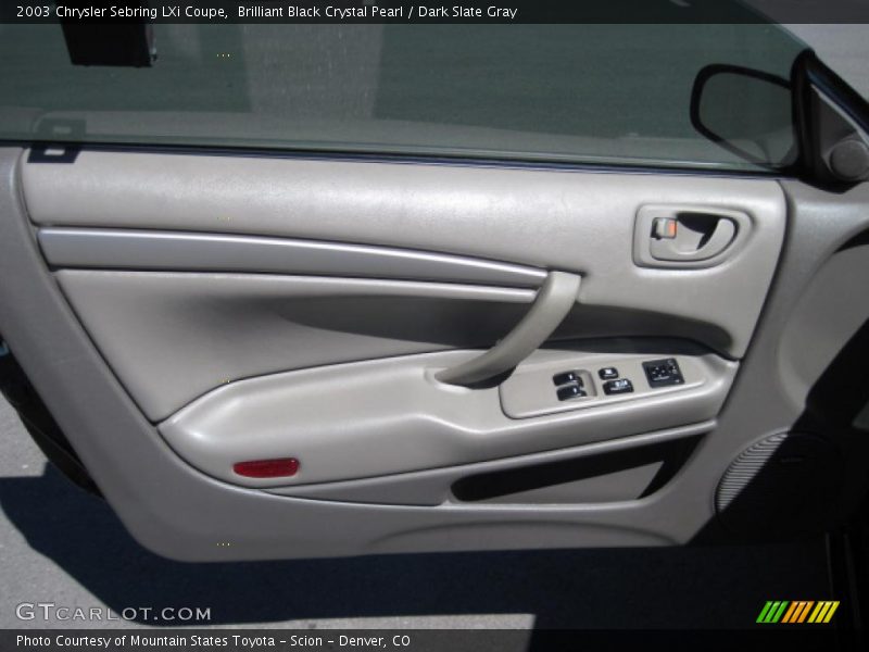 Brilliant Black Crystal Pearl / Dark Slate Gray 2003 Chrysler Sebring LXi Coupe
