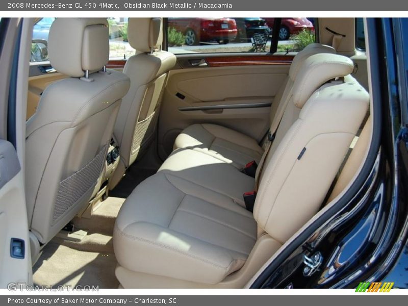 Obsidian Black Metallic / Macadamia 2008 Mercedes-Benz GL 450 4Matic