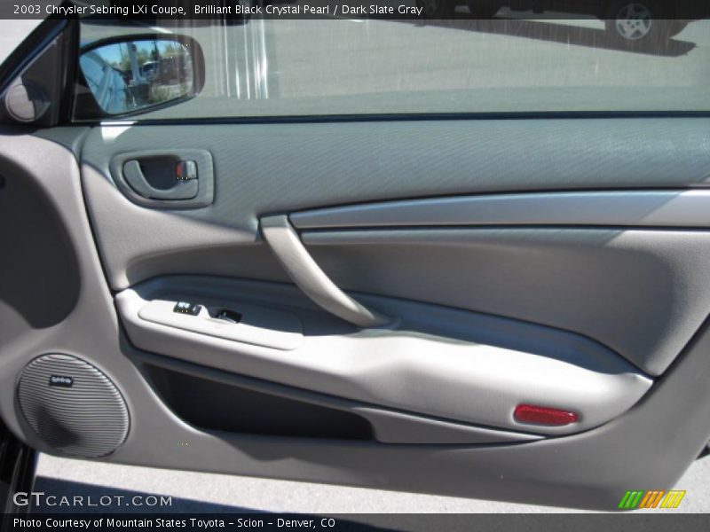 Brilliant Black Crystal Pearl / Dark Slate Gray 2003 Chrysler Sebring LXi Coupe