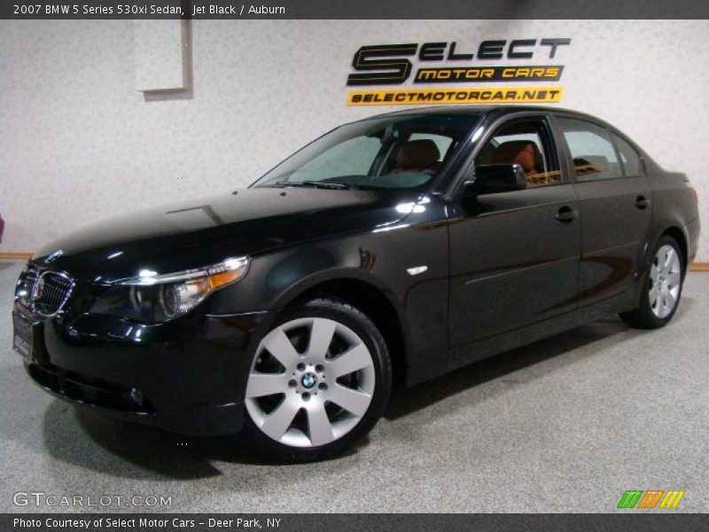 Jet Black / Auburn 2007 BMW 5 Series 530xi Sedan