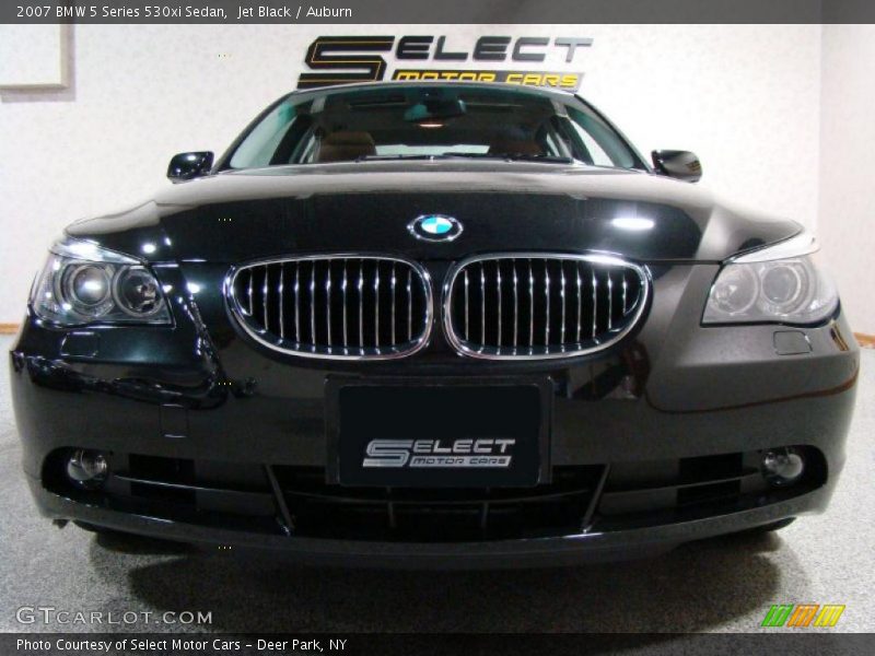 Jet Black / Auburn 2007 BMW 5 Series 530xi Sedan