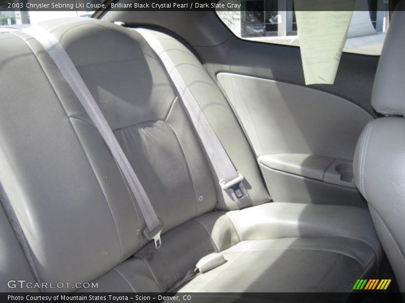 Brilliant Black Crystal Pearl / Dark Slate Gray 2003 Chrysler Sebring LXi Coupe