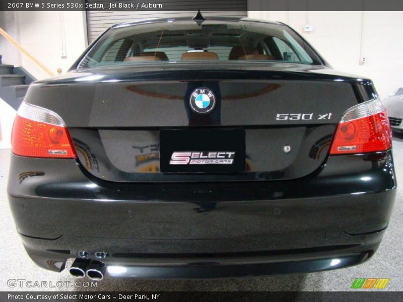 Jet Black / Auburn 2007 BMW 5 Series 530xi Sedan