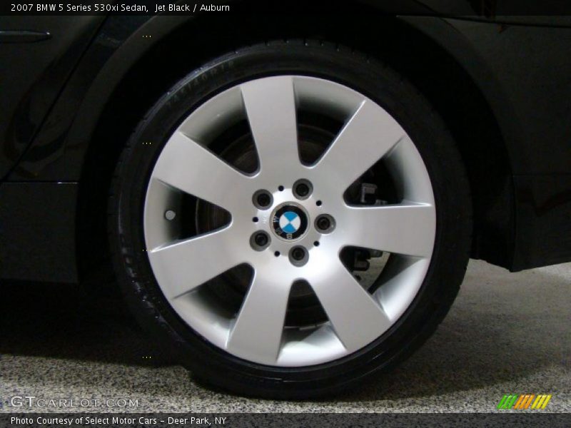 Jet Black / Auburn 2007 BMW 5 Series 530xi Sedan