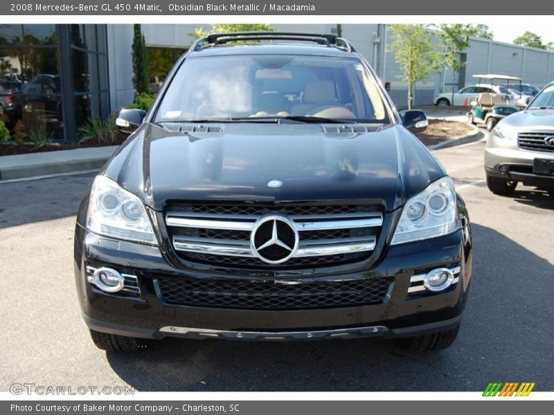 Obsidian Black Metallic / Macadamia 2008 Mercedes-Benz GL 450 4Matic