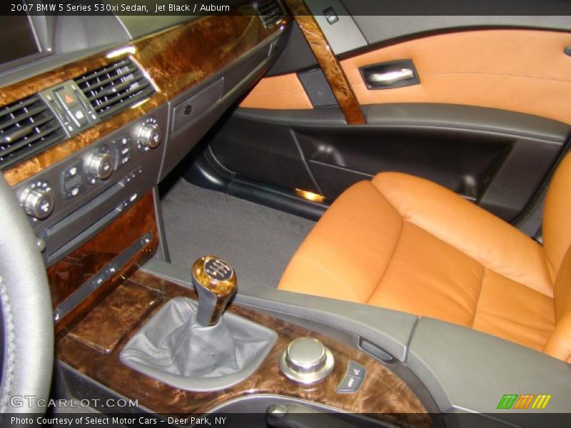 Jet Black / Auburn 2007 BMW 5 Series 530xi Sedan