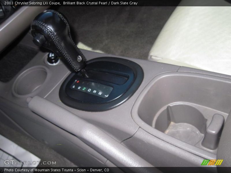 Brilliant Black Crystal Pearl / Dark Slate Gray 2003 Chrysler Sebring LXi Coupe