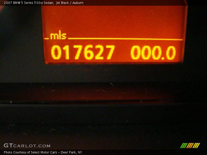 Jet Black / Auburn 2007 BMW 5 Series 530xi Sedan