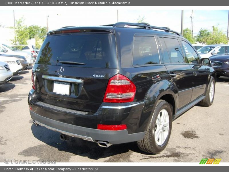 Obsidian Black Metallic / Macadamia 2008 Mercedes-Benz GL 450 4Matic