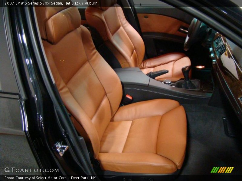 Jet Black / Auburn 2007 BMW 5 Series 530xi Sedan