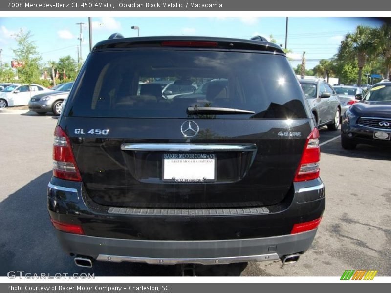 Obsidian Black Metallic / Macadamia 2008 Mercedes-Benz GL 450 4Matic