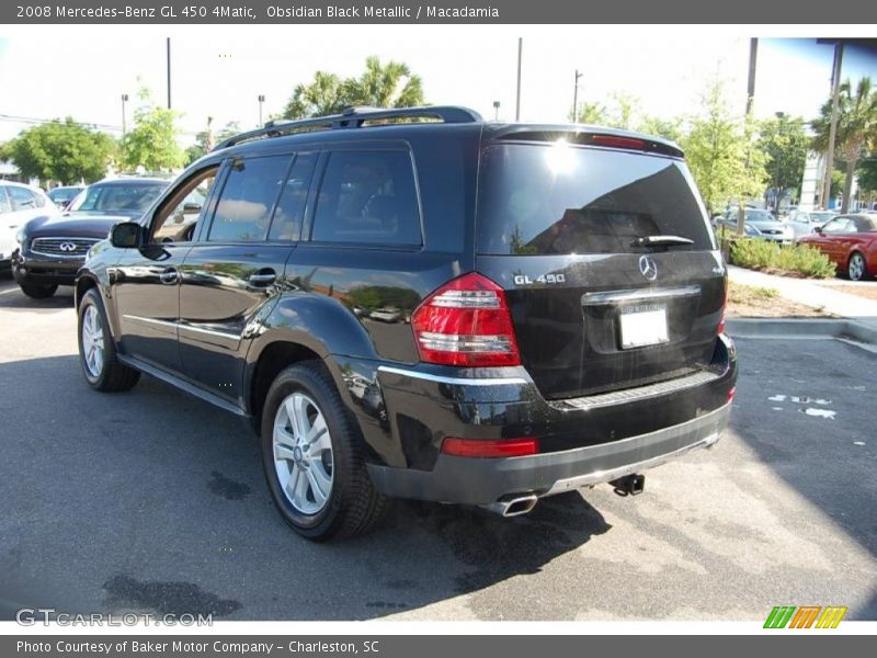 Obsidian Black Metallic / Macadamia 2008 Mercedes-Benz GL 450 4Matic