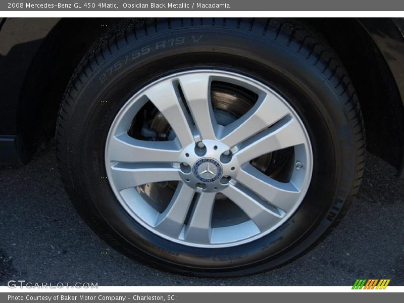 Obsidian Black Metallic / Macadamia 2008 Mercedes-Benz GL 450 4Matic