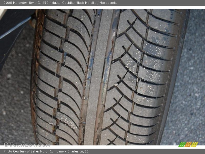 Obsidian Black Metallic / Macadamia 2008 Mercedes-Benz GL 450 4Matic