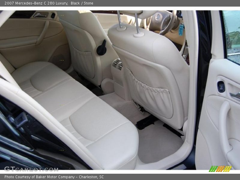 Black / Stone 2007 Mercedes-Benz C 280 Luxury