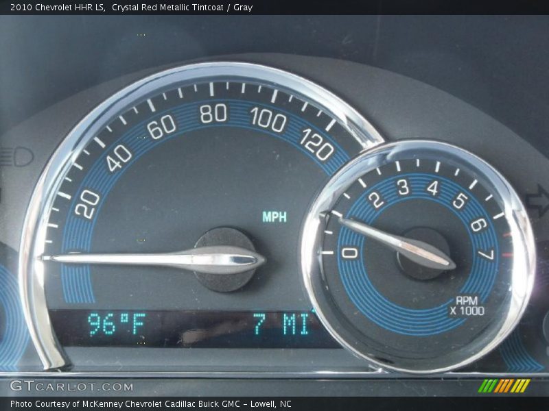 Crystal Red Metallic Tintcoat / Gray 2010 Chevrolet HHR LS