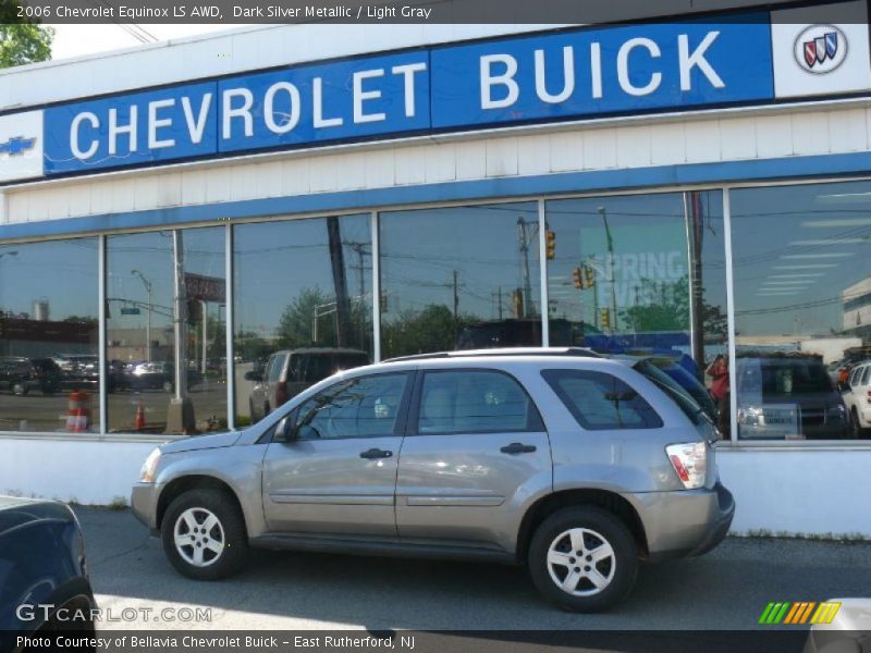 Dark Silver Metallic / Light Gray 2006 Chevrolet Equinox LS AWD