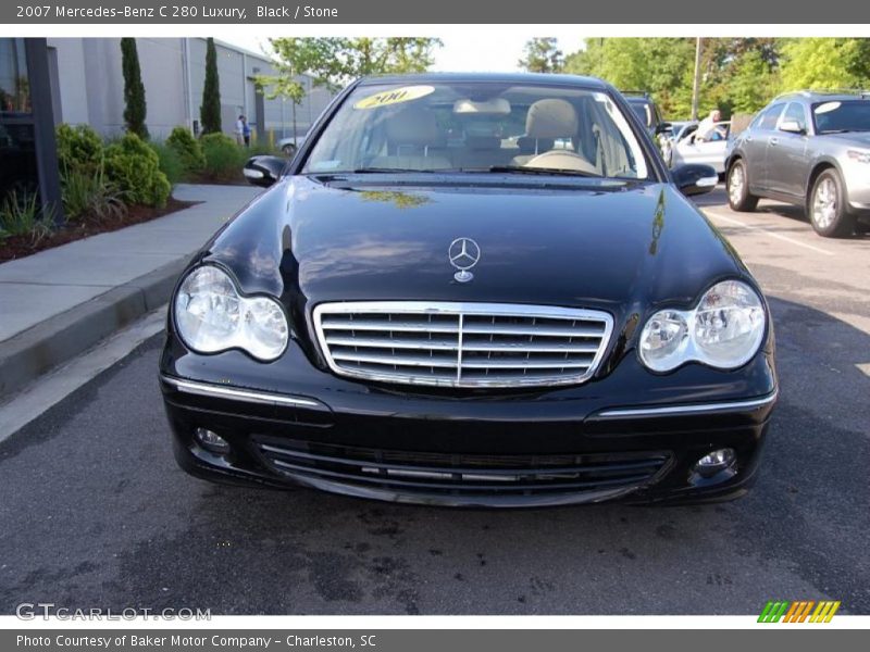 Black / Stone 2007 Mercedes-Benz C 280 Luxury