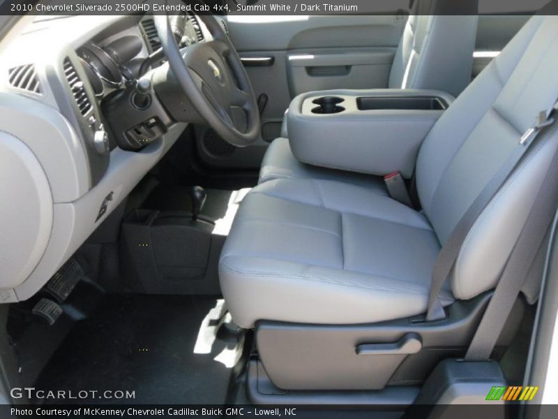 Summit White / Dark Titanium 2010 Chevrolet Silverado 2500HD Extended Cab 4x4
