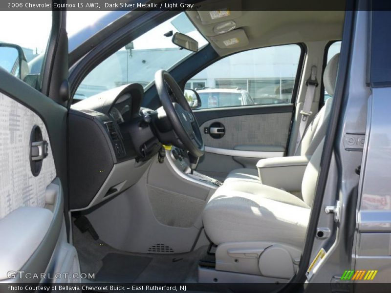Dark Silver Metallic / Light Gray 2006 Chevrolet Equinox LS AWD
