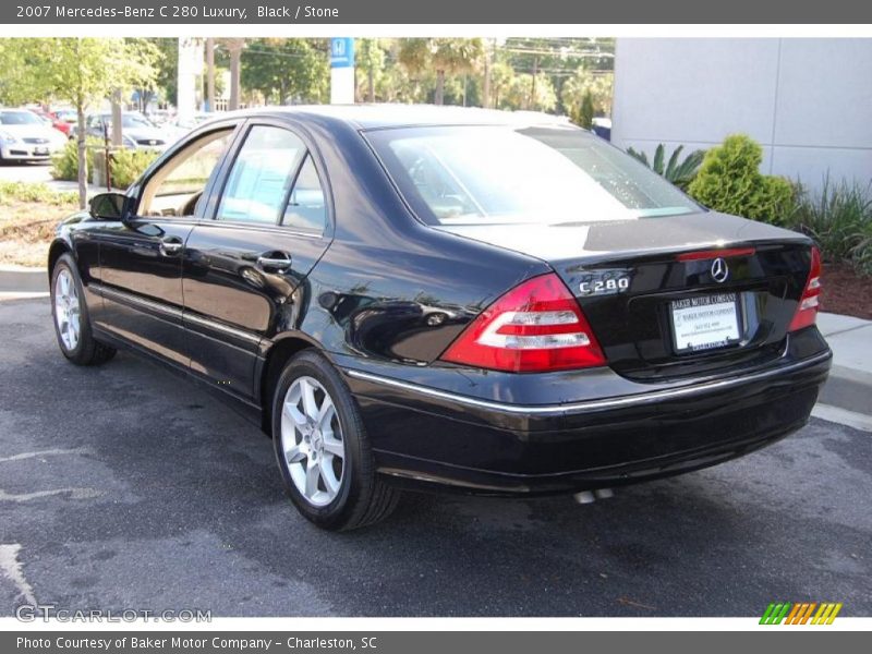 Black / Stone 2007 Mercedes-Benz C 280 Luxury