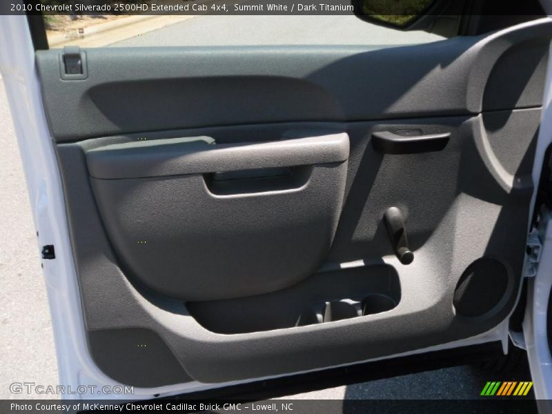 Summit White / Dark Titanium 2010 Chevrolet Silverado 2500HD Extended Cab 4x4
