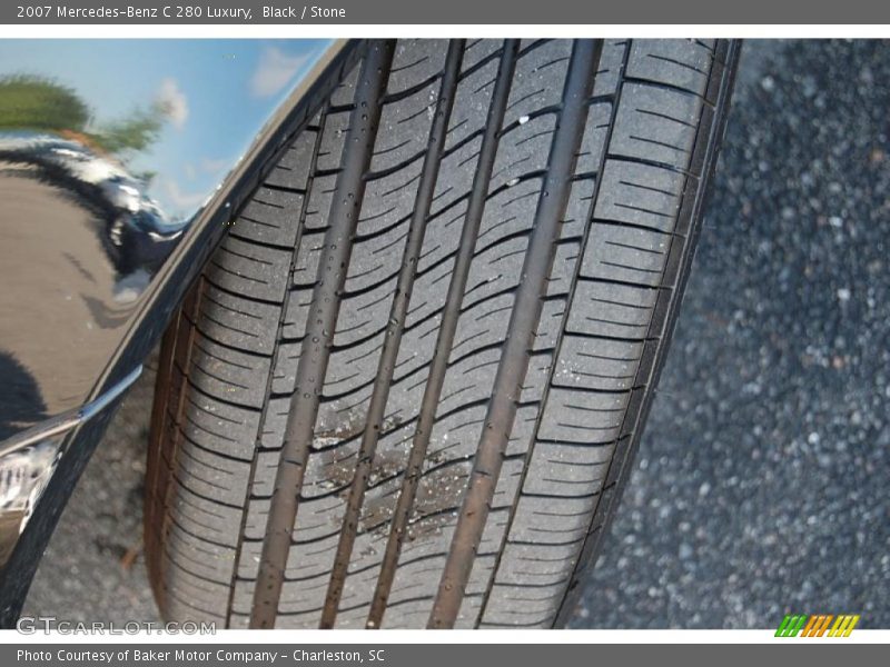 Black / Stone 2007 Mercedes-Benz C 280 Luxury