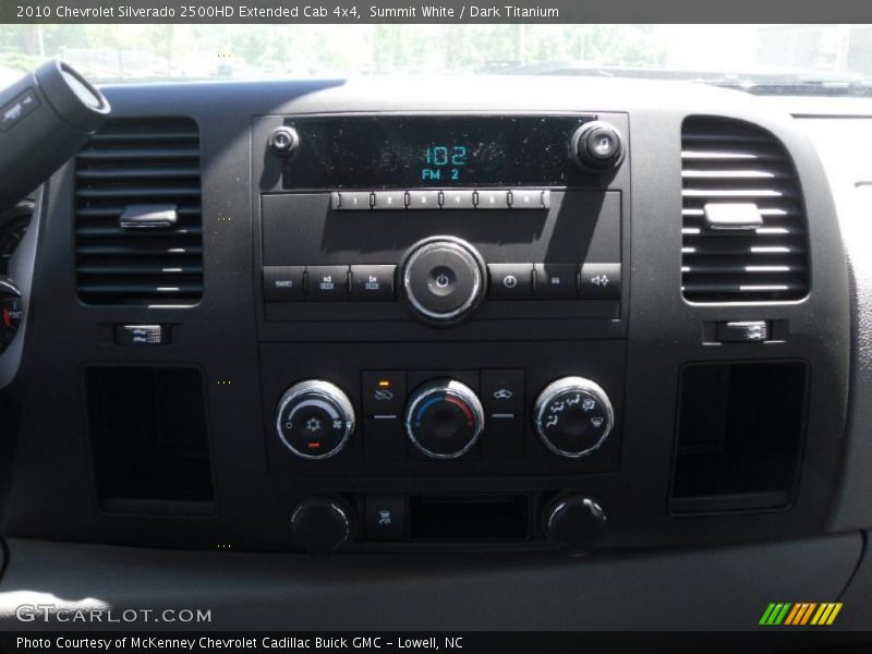 Summit White / Dark Titanium 2010 Chevrolet Silverado 2500HD Extended Cab 4x4