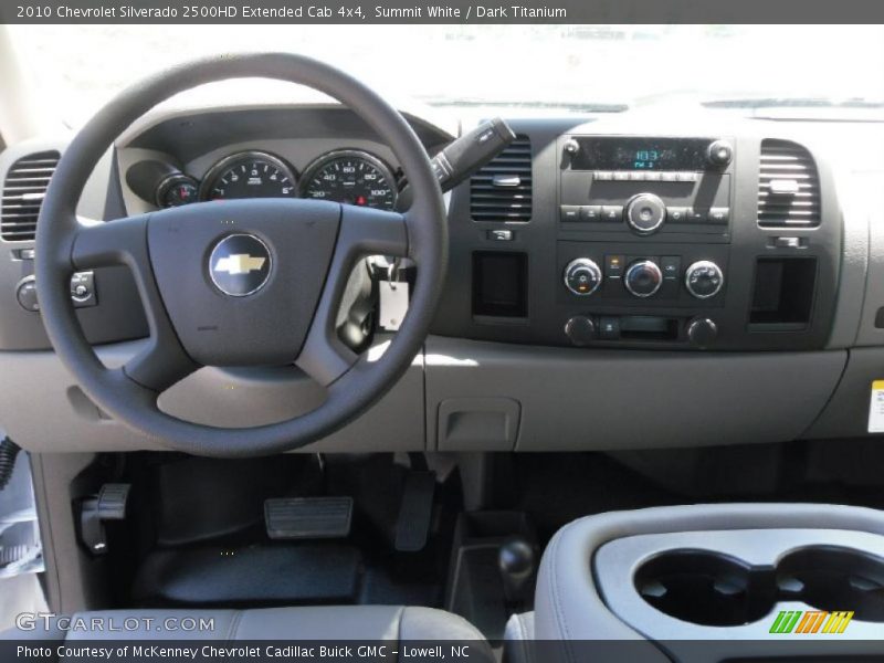 Summit White / Dark Titanium 2010 Chevrolet Silverado 2500HD Extended Cab 4x4