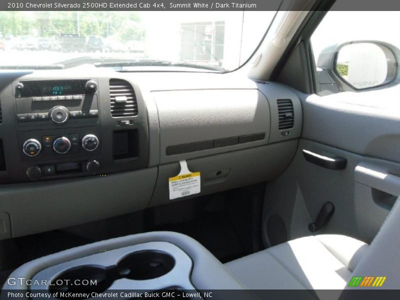 Summit White / Dark Titanium 2010 Chevrolet Silverado 2500HD Extended Cab 4x4