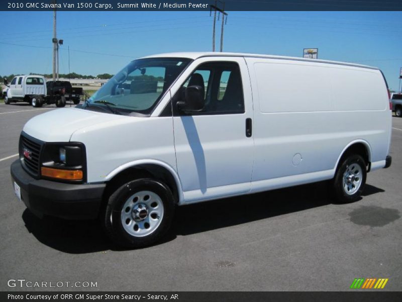 Summit White / Medium Pewter 2010 GMC Savana Van 1500 Cargo