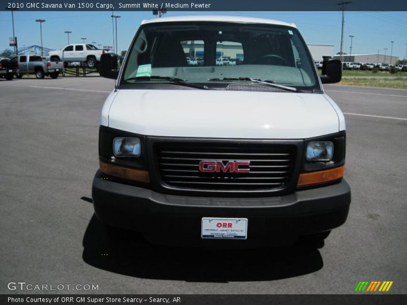 Summit White / Medium Pewter 2010 GMC Savana Van 1500 Cargo