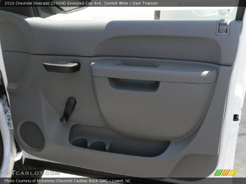 Summit White / Dark Titanium 2010 Chevrolet Silverado 2500HD Extended Cab 4x4